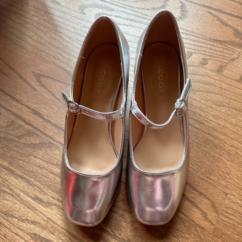 Brand new, never worn Mary Janes size 6.5